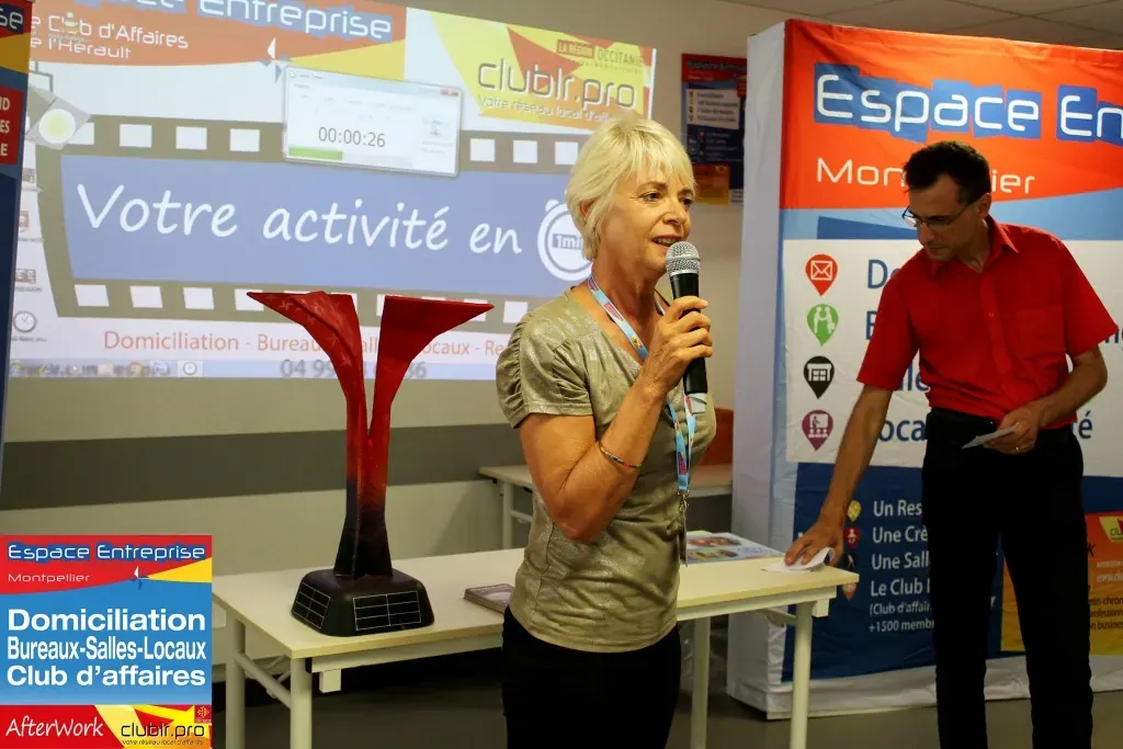 Afterwork Pitch Elevator Club LR septembre 2019 à Montpellier : duo pitch