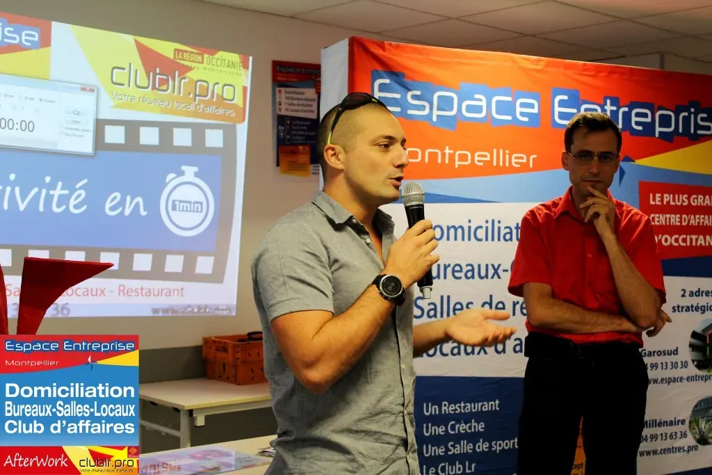 Afterwork Pitch Elevator Club LR septembre 2019 à Montpellier : duo pitch