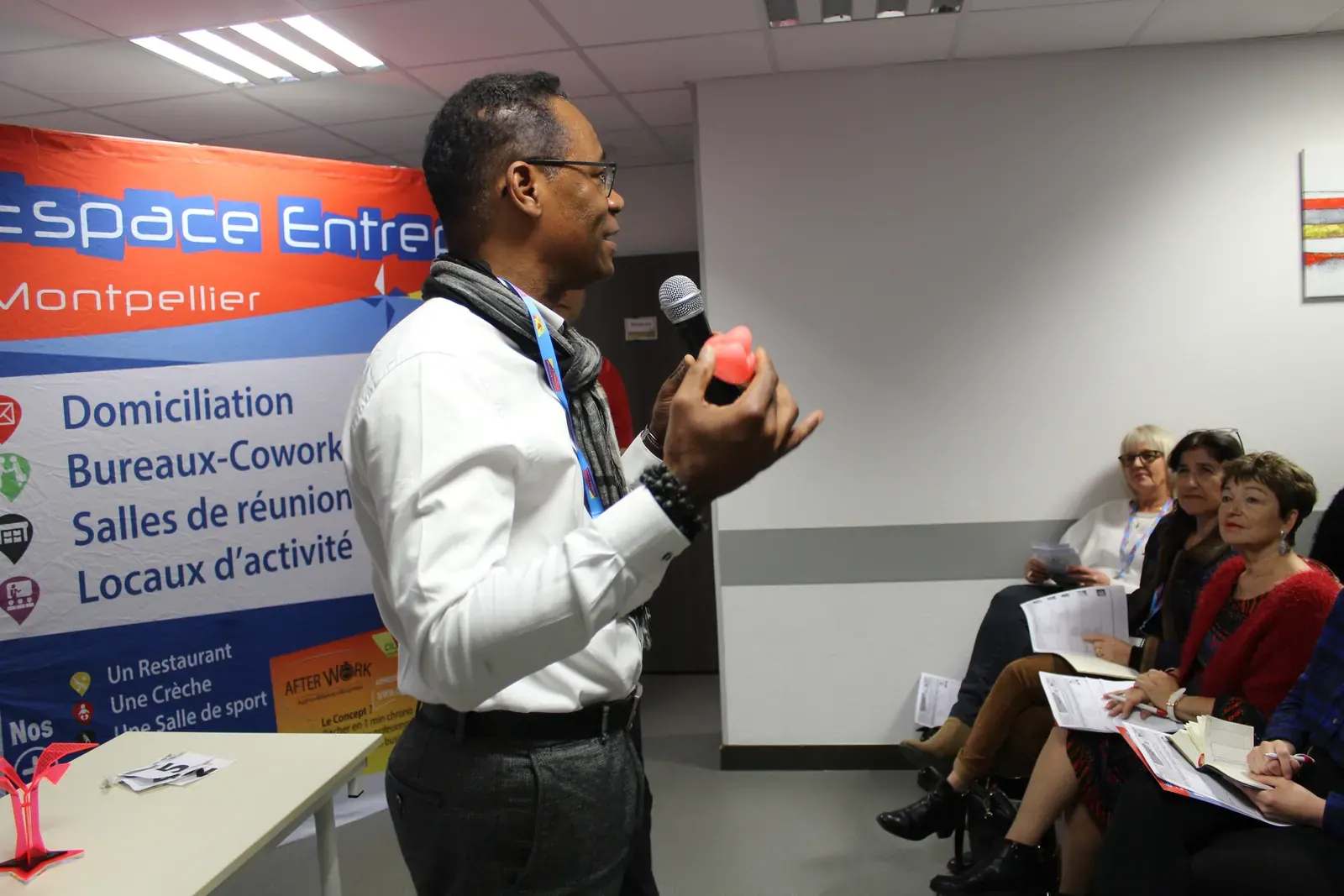 Afterwork Pitch Elevator Club LR janvier 2020 à Montpellier : pitch micro