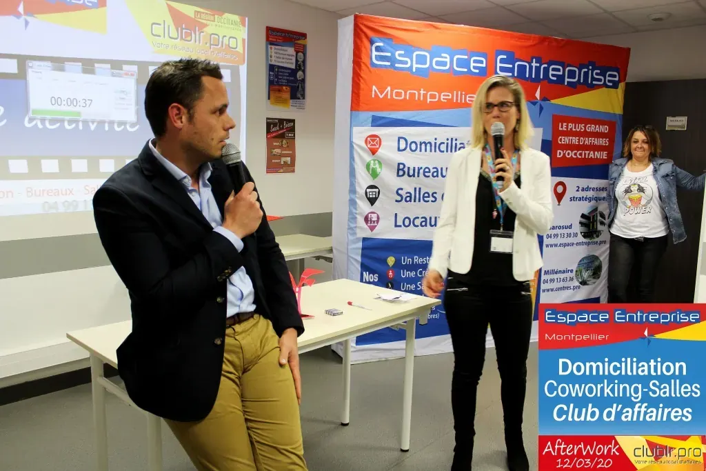 Afterwork Pitch Elevator Club LR mars 2020 à Montpellier : duo pitch
