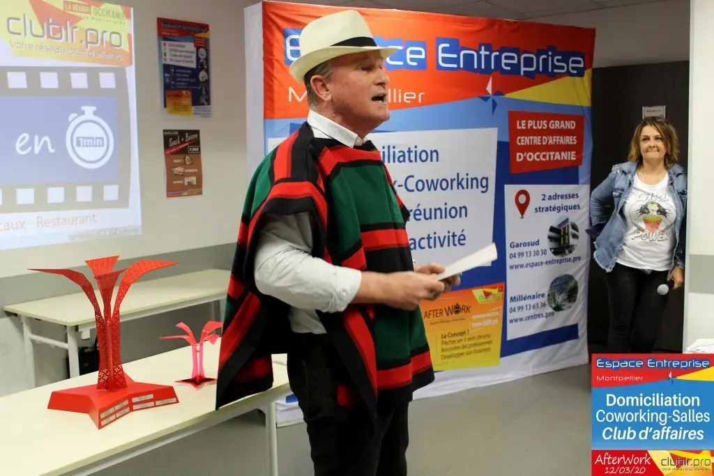 Afterwork Pitch Elevator Club LR mars 2020 à Montpellier : duo pitch