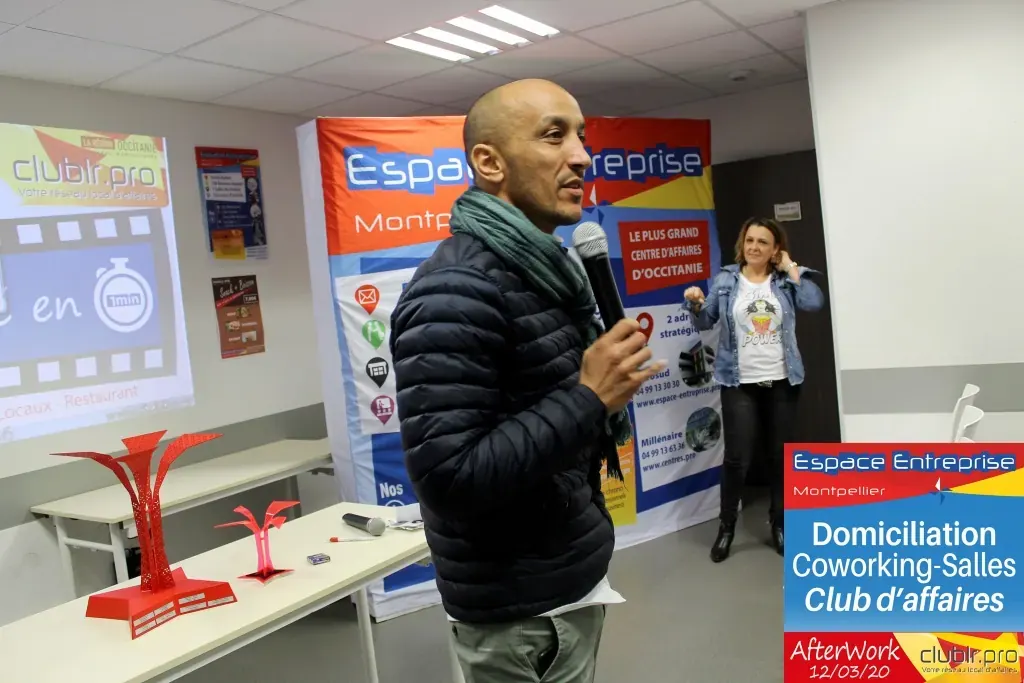 Afterwork Pitch Elevator Club LR mars 2020 à Montpellier : networking