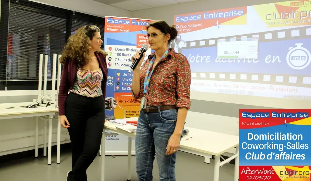 Afterwork Pitch Elevator Club LR mars 2020 à Montpellier : duo pitch