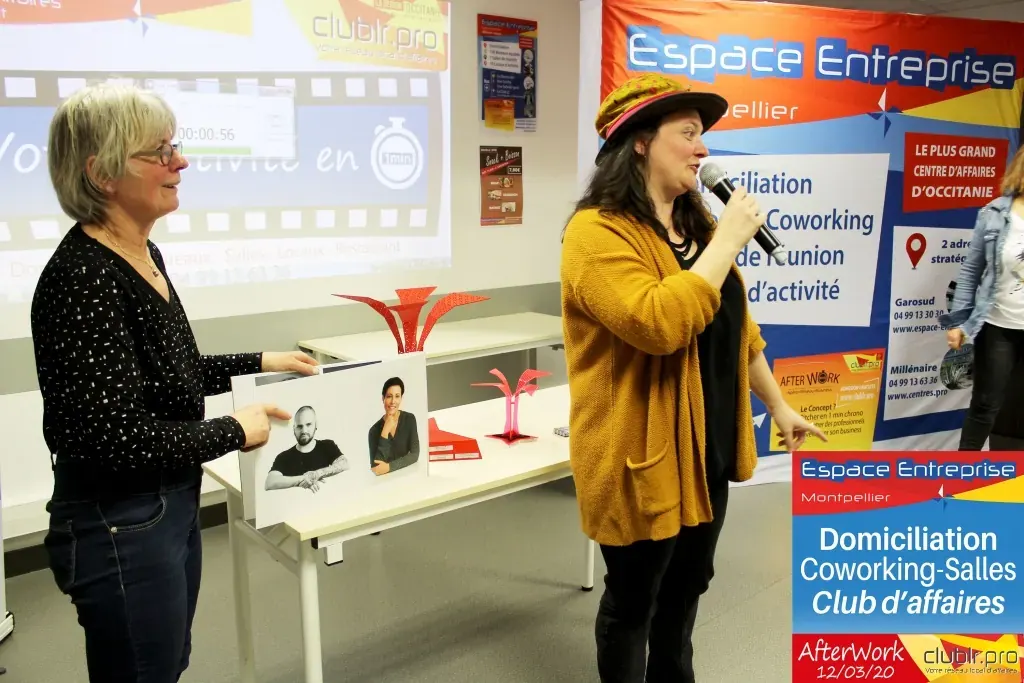 Afterwork Pitch Elevator Club LR mars 2020 à Montpellier : duo pitch