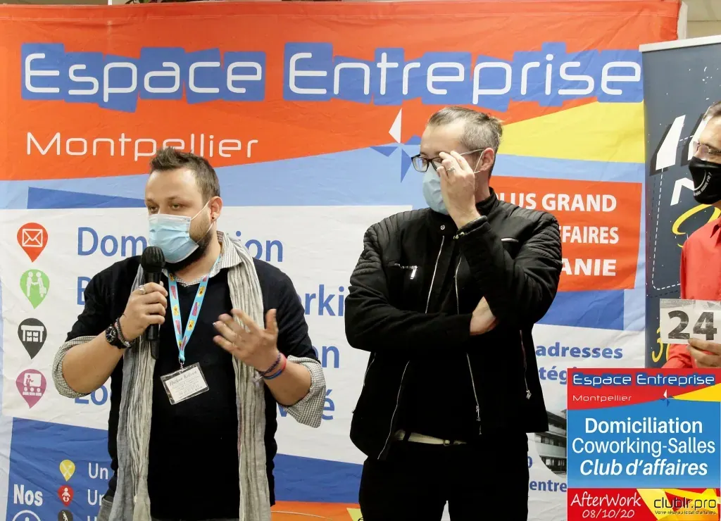 Afterwork Pitch Elevator Club LR octobre 2020 à Montpellier : duo pitch