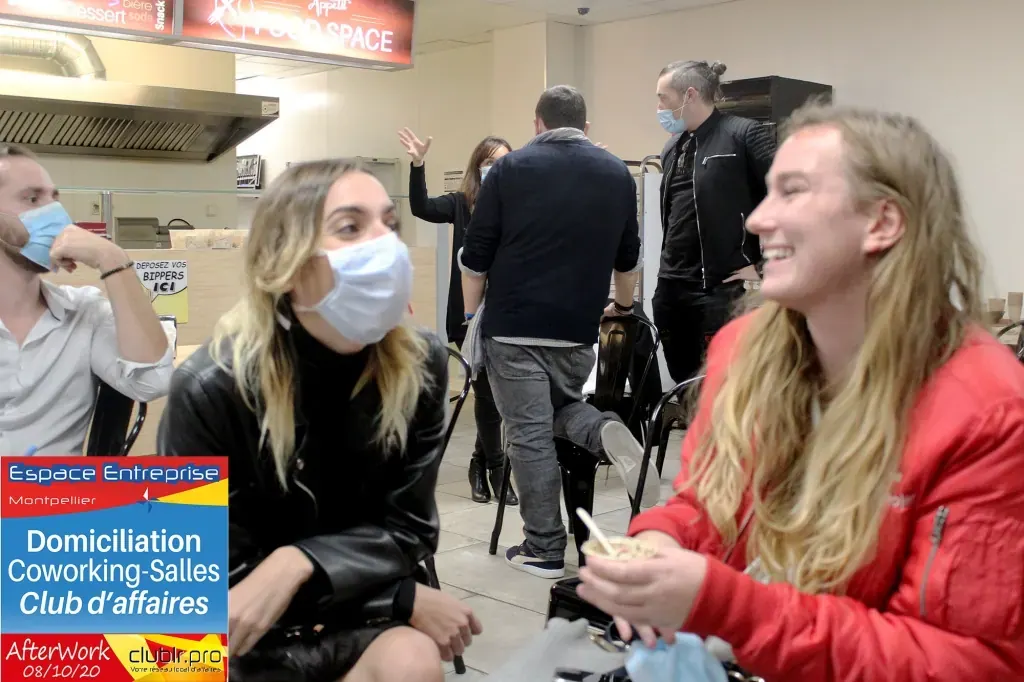 Afterwork Pitch Elevator Club LR octobre 2020 à Montpellier : salle