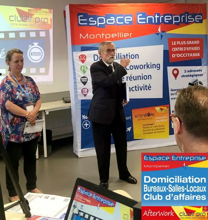 Afterwork Pitch Elevator Club LR juin 2021 à Montpellier : duo pitch