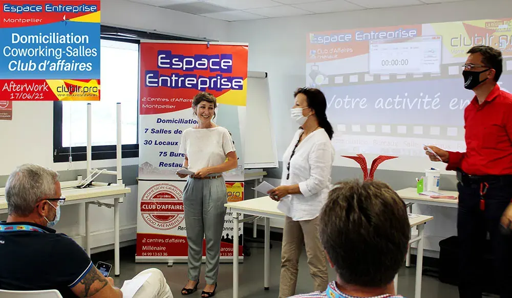 Afterwork Pitch Elevator Club LR juin 2021 à Montpellier : duo pitch