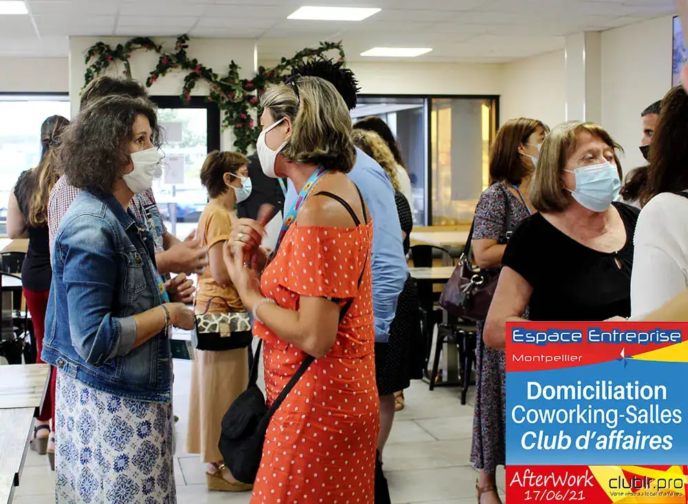 Afterwork Pitch Elevator Club LR juin 2021 à Montpellier : networking