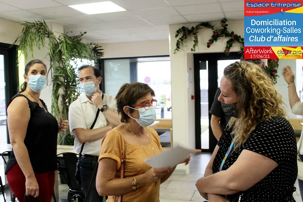 Afterwork Pitch Elevator Club LR juin 2021 à Montpellier : networking