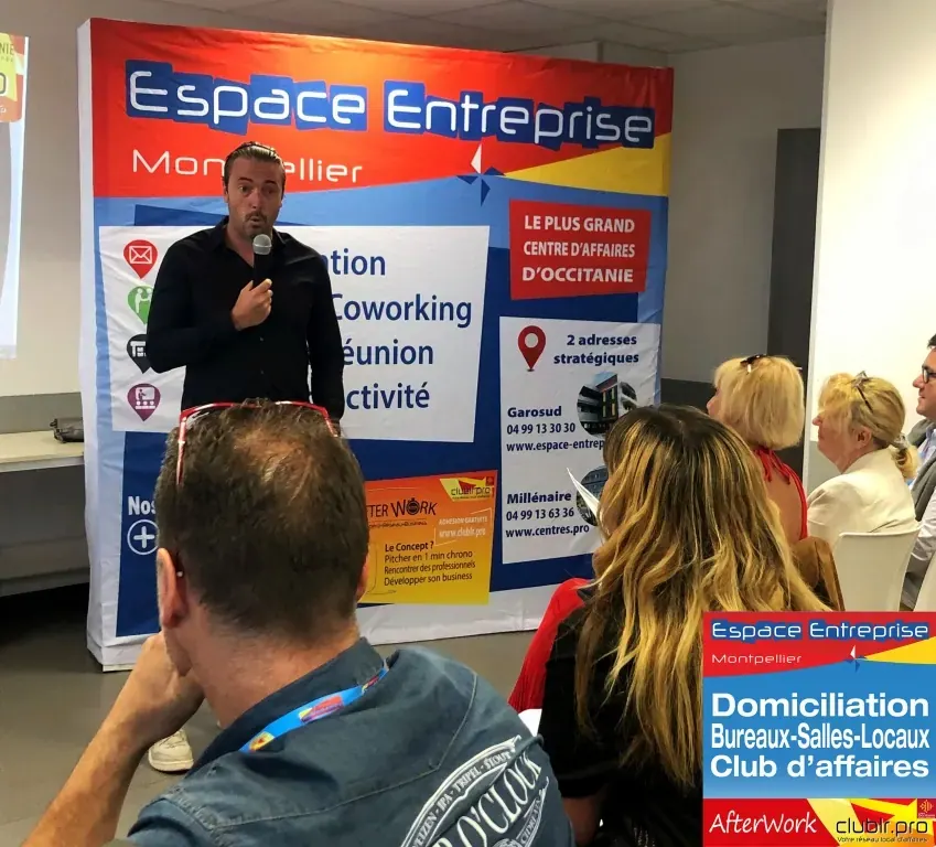 Afterwork Pitch Elevator Club LR juin 2021 à Montpellier : pitch micro