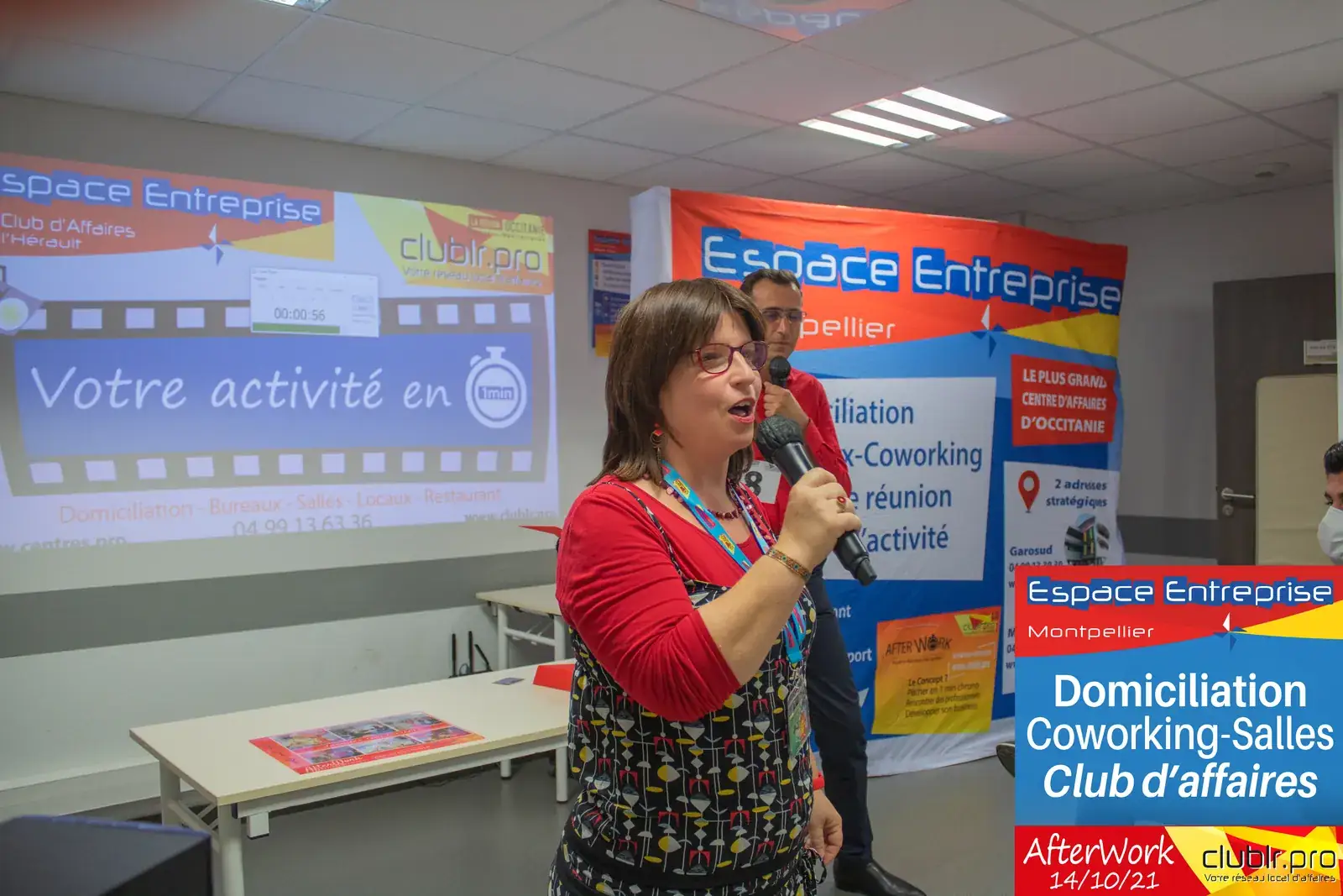 Afterwork Pitch Elevator Club LR octobre 2021 à Montpellier : duo pitch