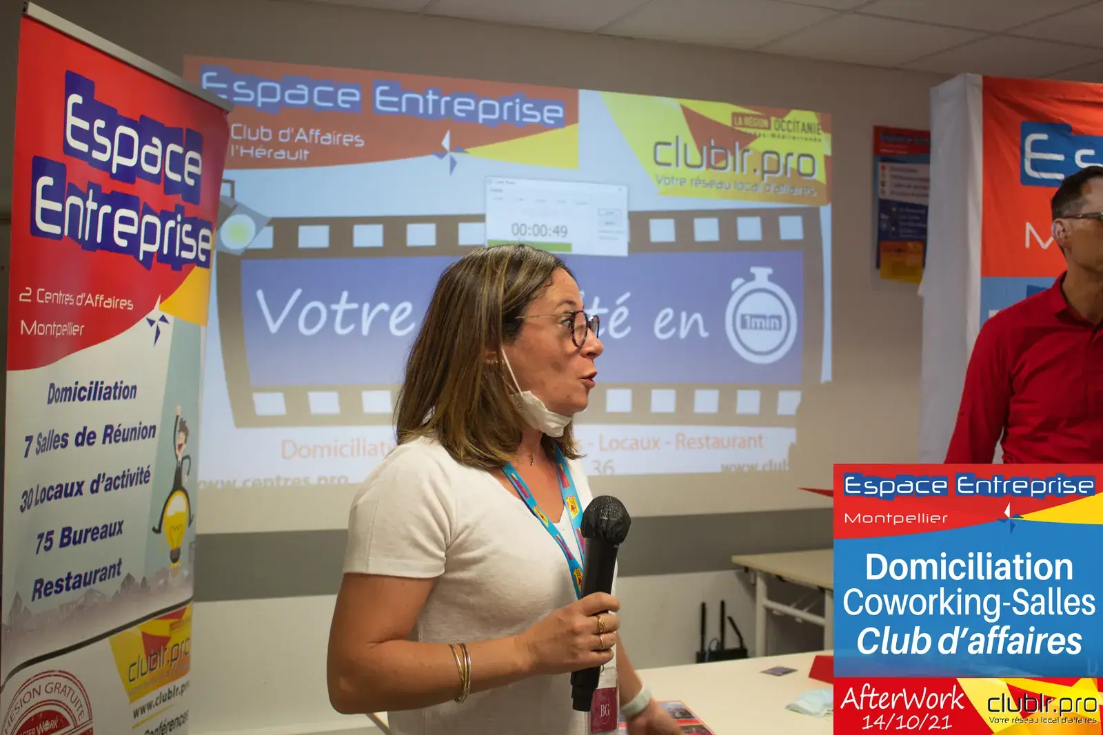 Afterwork Pitch Elevator Club LR octobre 2021 à Montpellier : duo pitch