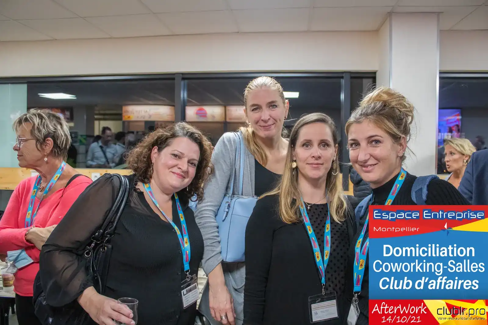 Afterwork Pitch Elevator Club LR octobre 2021 à Montpellier : groupe
