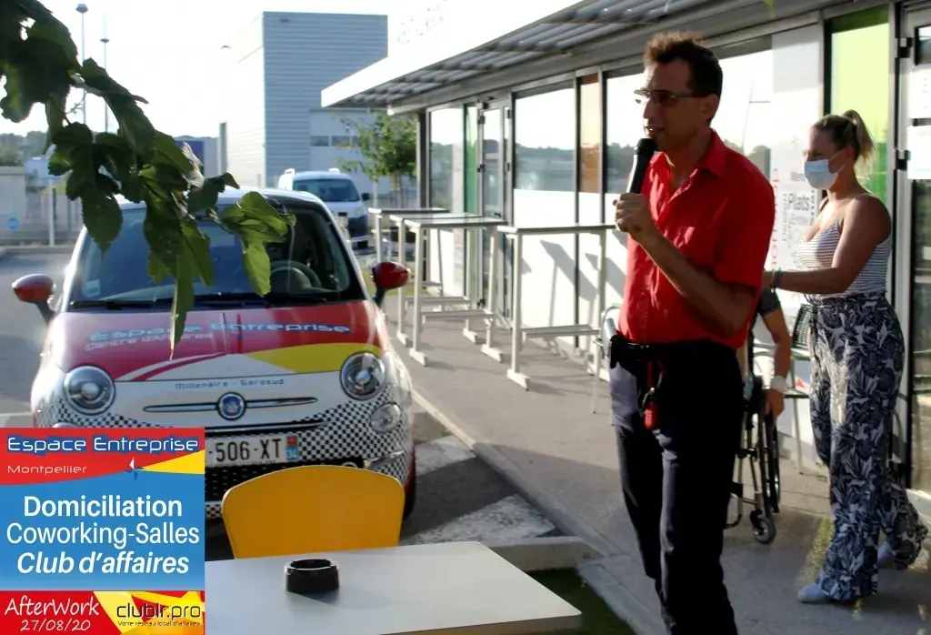 Afterwork Pitch Elevator Club LR septembre 2021 à Montpellier : pitch micro