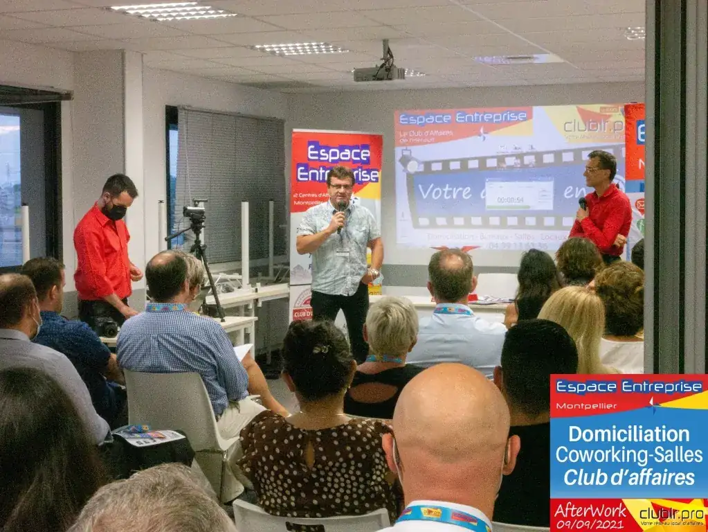 Afterwork Pitch Elevator Club LR septembre 2021 à Montpellier : salle