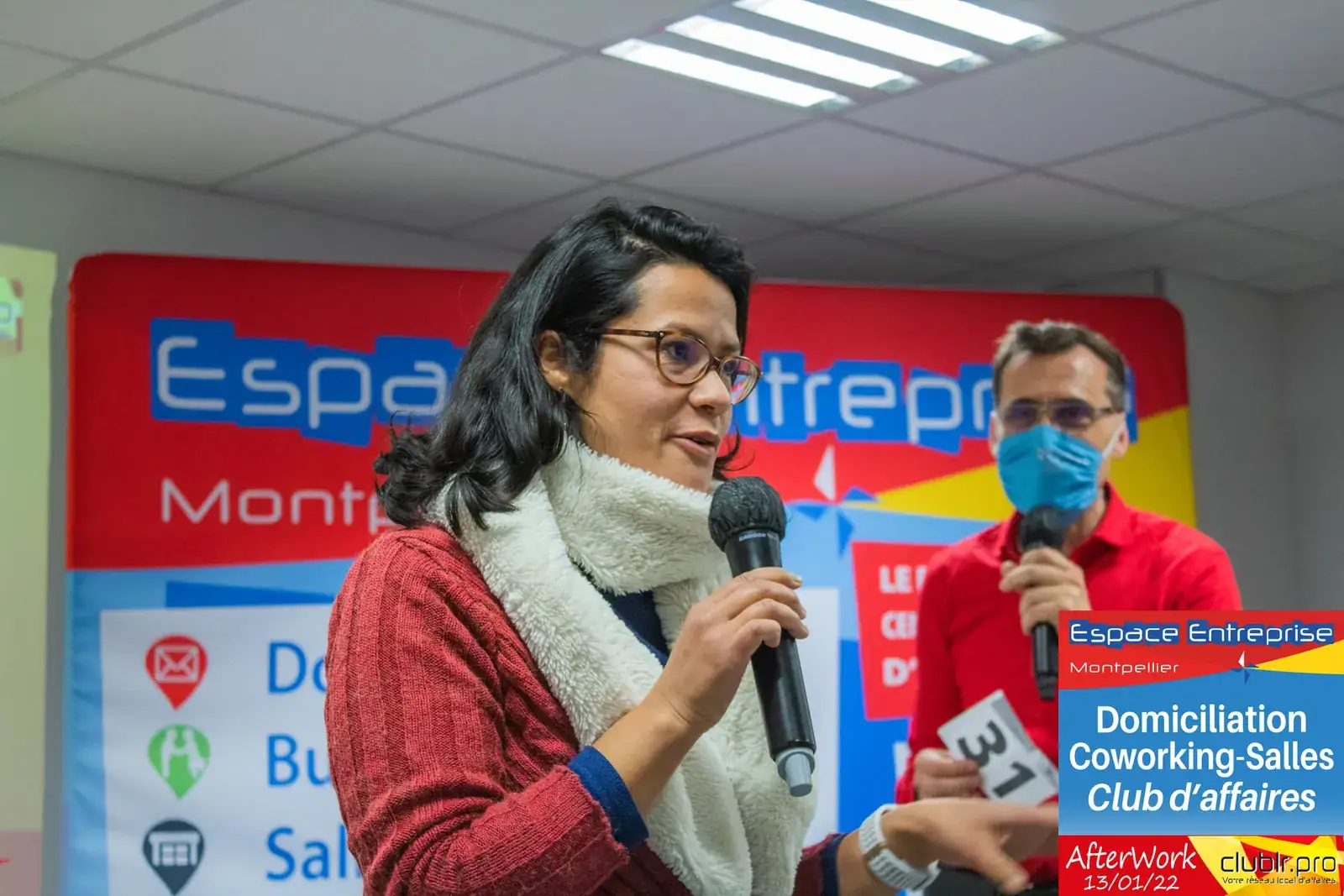 Afterwork Pitch Elevator Club LR janvier 2022 à Montpellier : duo pitch