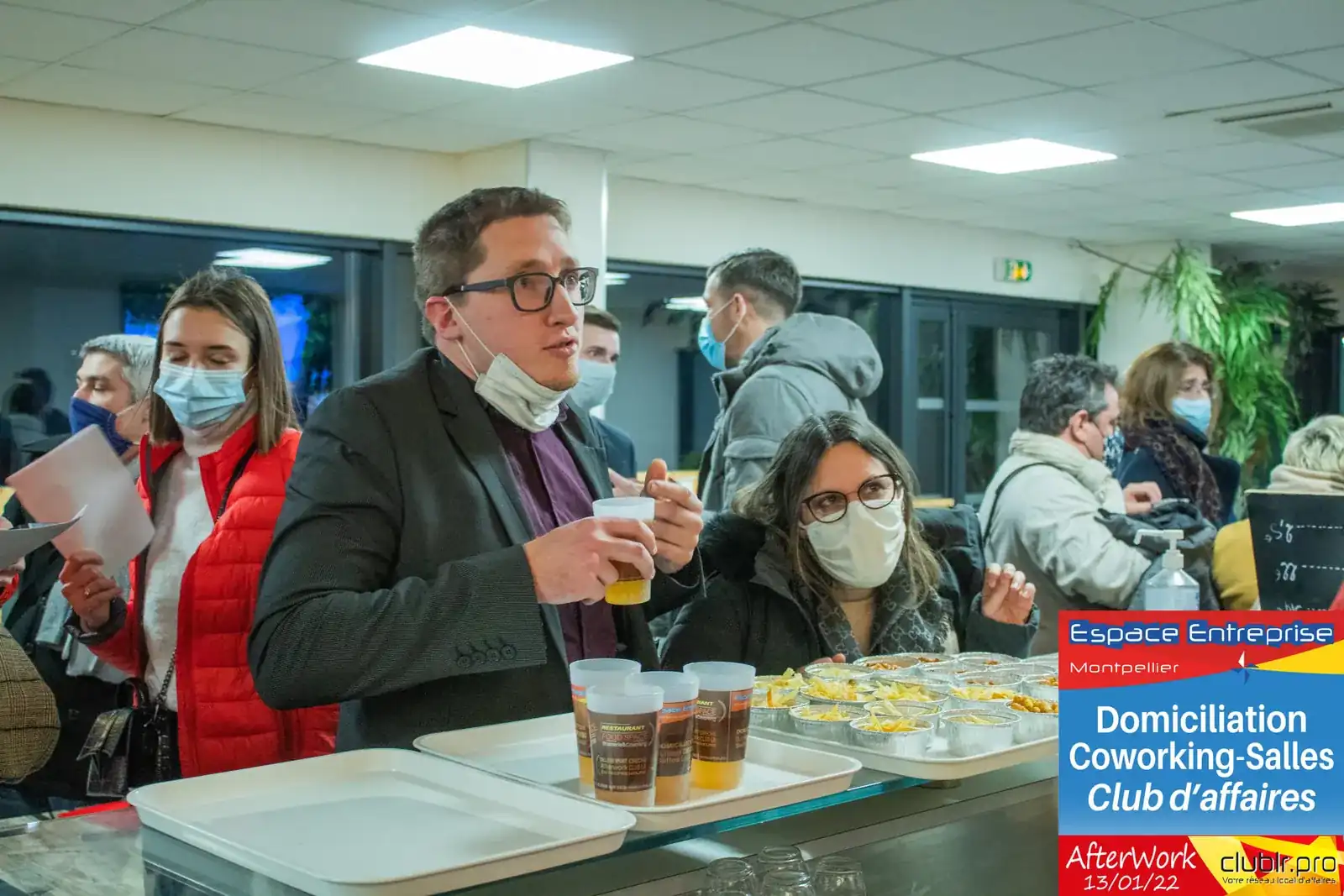Afterwork Pitch Elevator Club LR janvier 2022 à Montpellier : networking