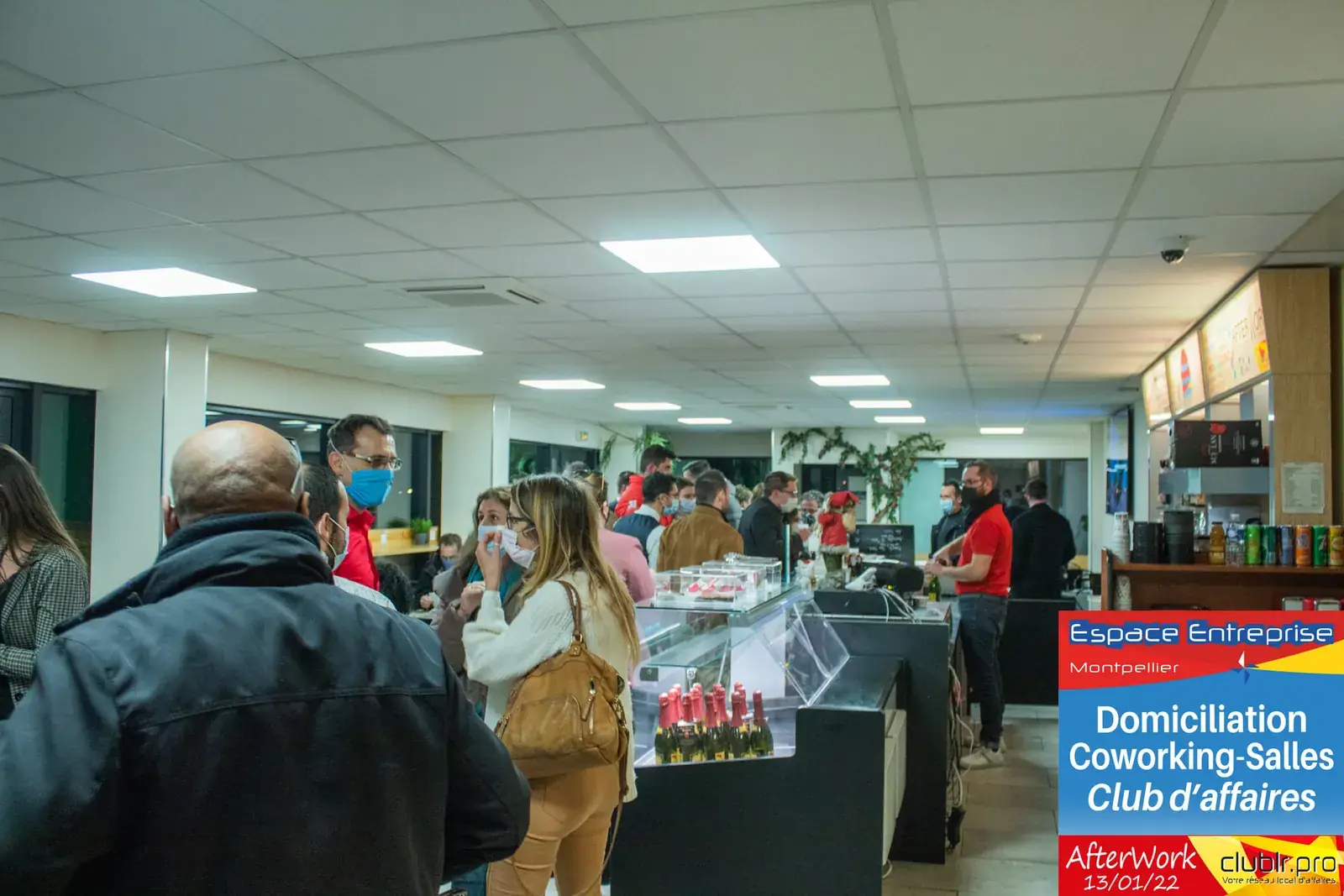 Afterwork Pitch Elevator Club LR janvier 2022 à Montpellier : networking