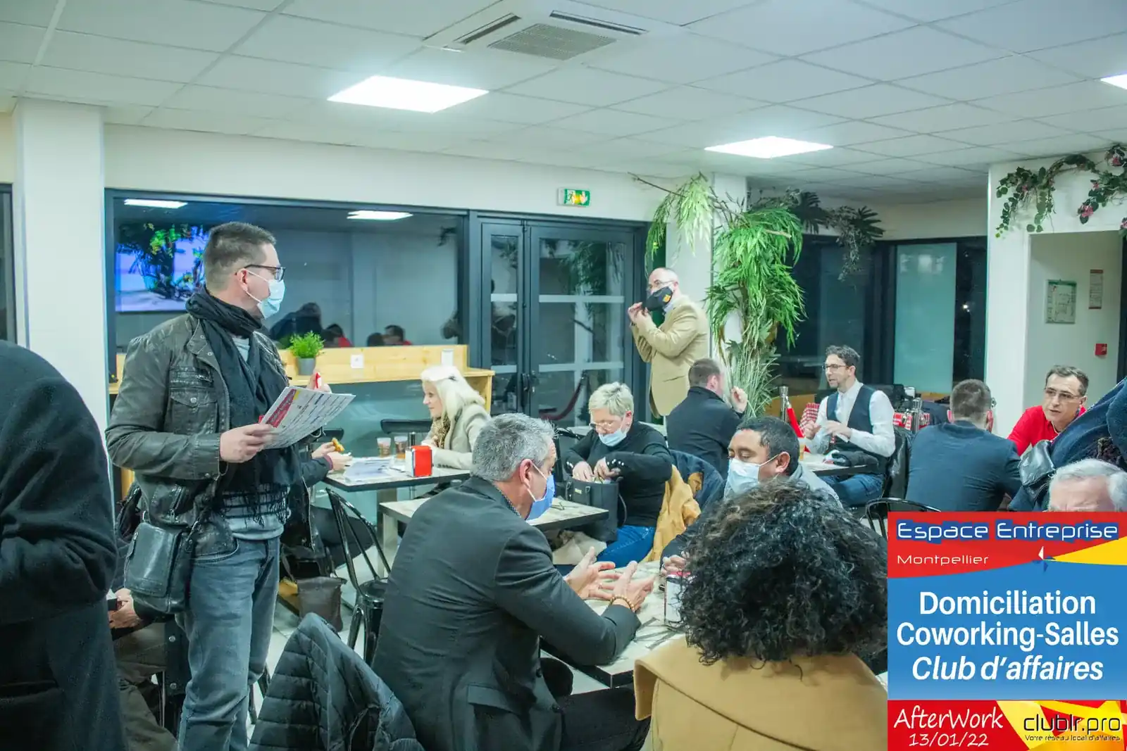 Afterwork Pitch Elevator Club LR janvier 2022 à Montpellier : networking