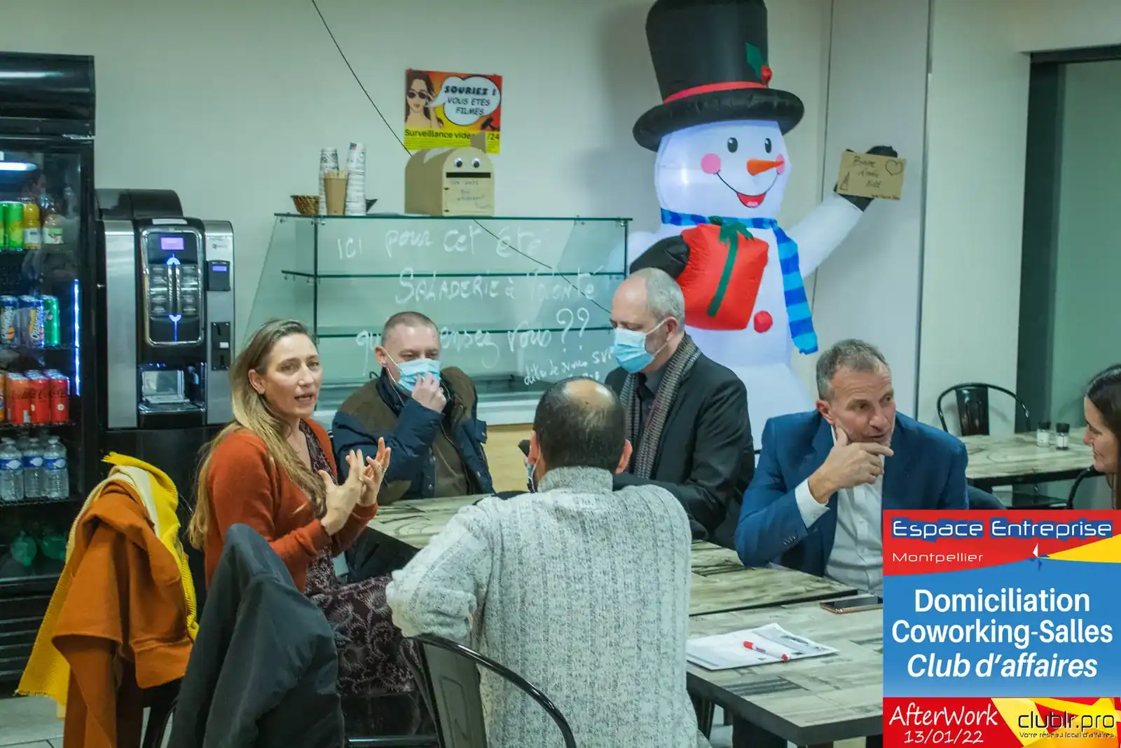 Afterwork Pitch Elevator Club LR janvier 2022 à Montpellier : networking