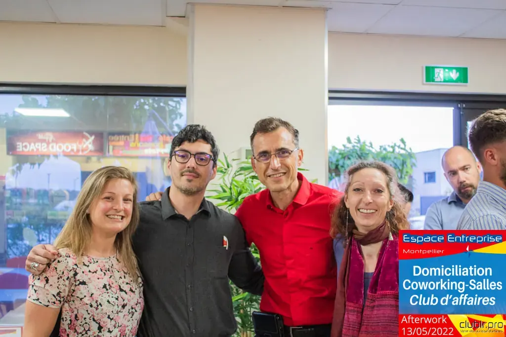 Afterwork Pitch Elevator Club LR mai 2022 à Montpellier : groupe