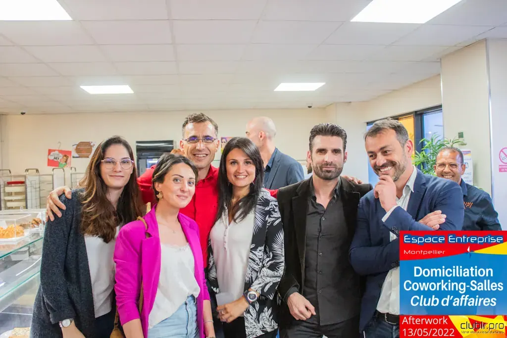 Afterwork Pitch Elevator Club LR mai 2022 à Montpellier : groupe