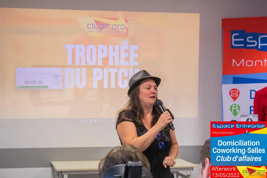 Afterwork Pitch Elevator Club LR mai 2022 à Montpellier : pitch micro