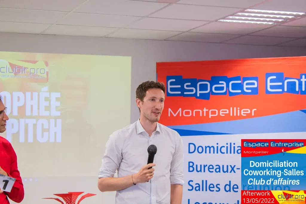Afterwork Pitch Elevator Club LR mai 2022 à Montpellier : pitch micro