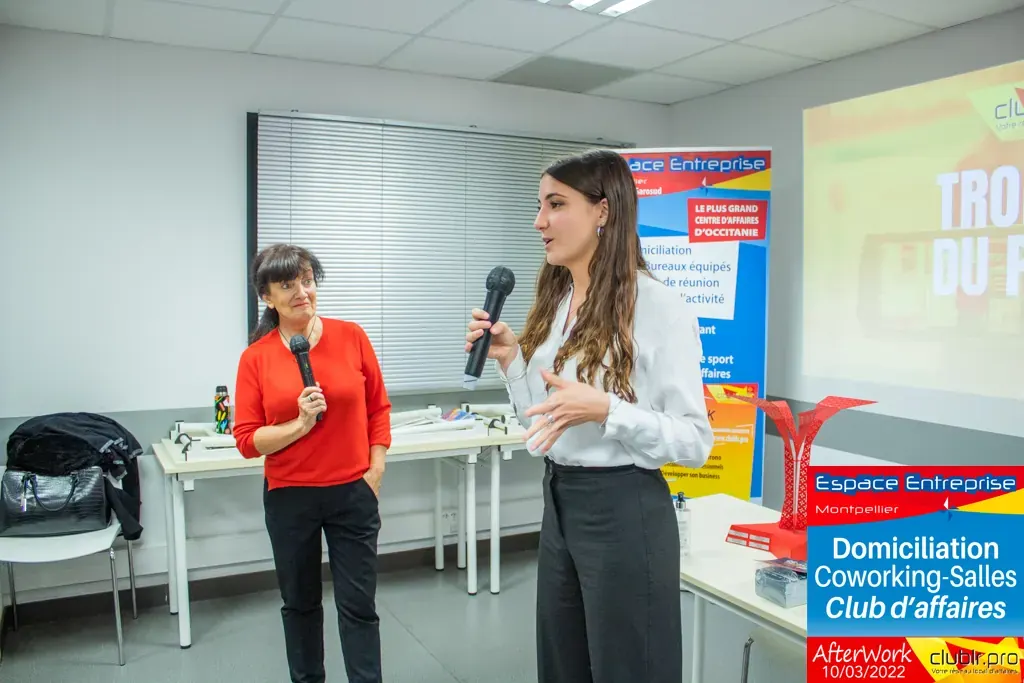 Afterwork Pitch Elevator Club LR mars 2022 à Montpellier : duo pitch
