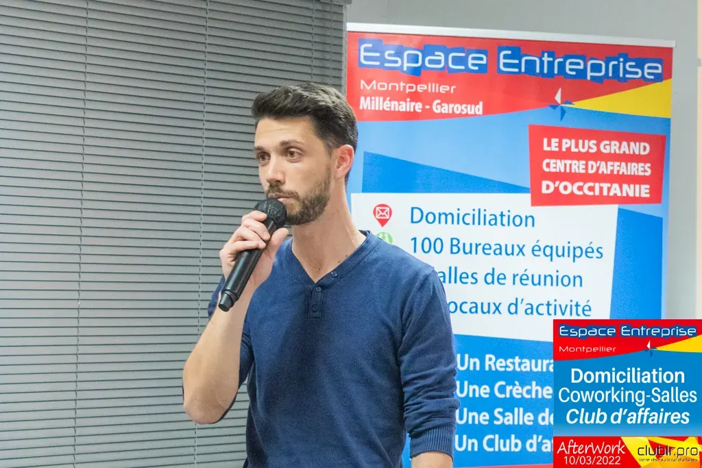 Afterwork Pitch Elevator Club LR mars 2022 à Montpellier : pitch micro