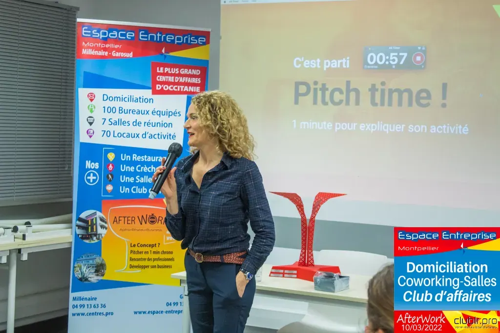 Afterwork Pitch Elevator Club LR mars 2022 à Montpellier : pitch micro