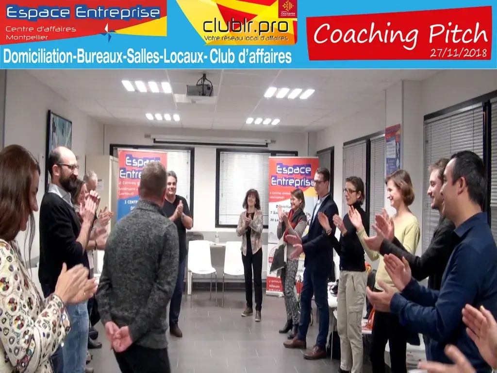 Coaching Pitch Club LR — novembre 2018 à Montpellier : salle