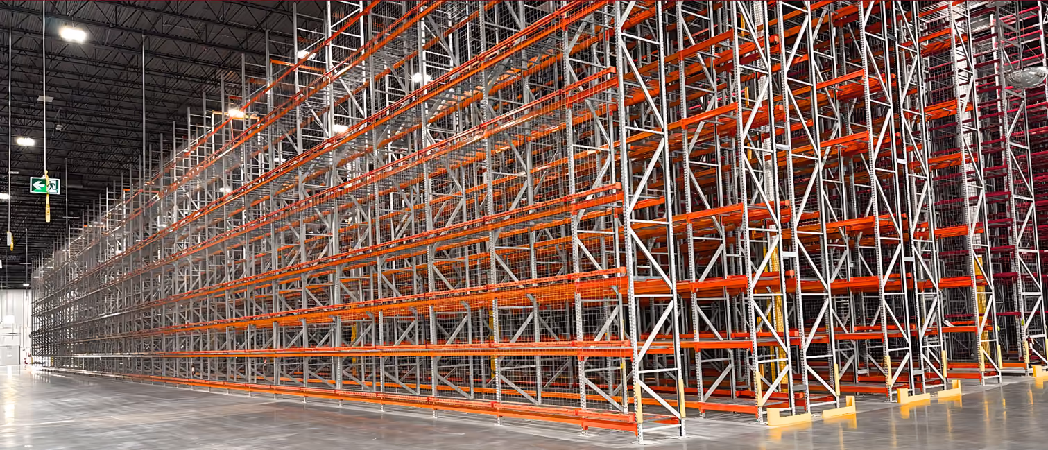 Cantilever racking installed by Metco Installation Services