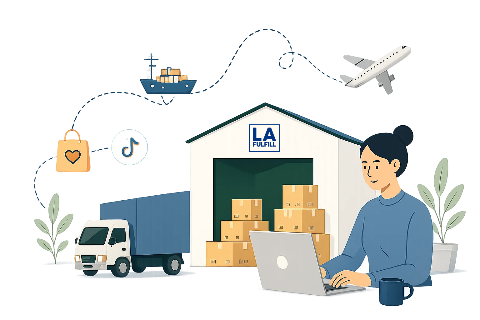 LA Fulfill warehouse operations — freight, fulfillment and channel logistics