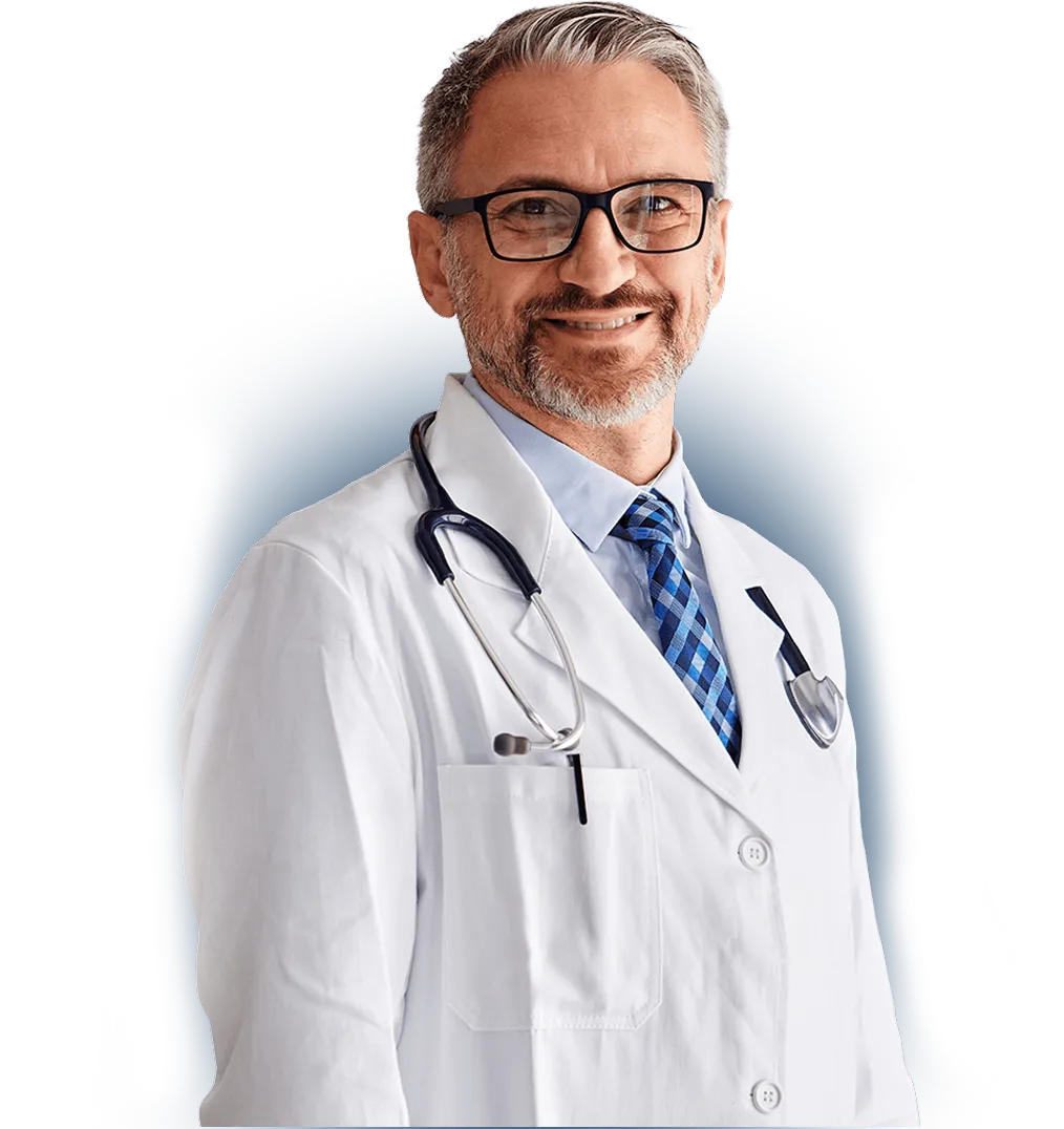 Doctor at Poverello Center's Testing & Care clinic