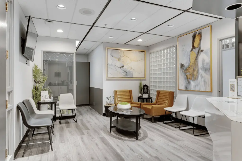 Patient lounge at Macleod Trail Dental in Calgary