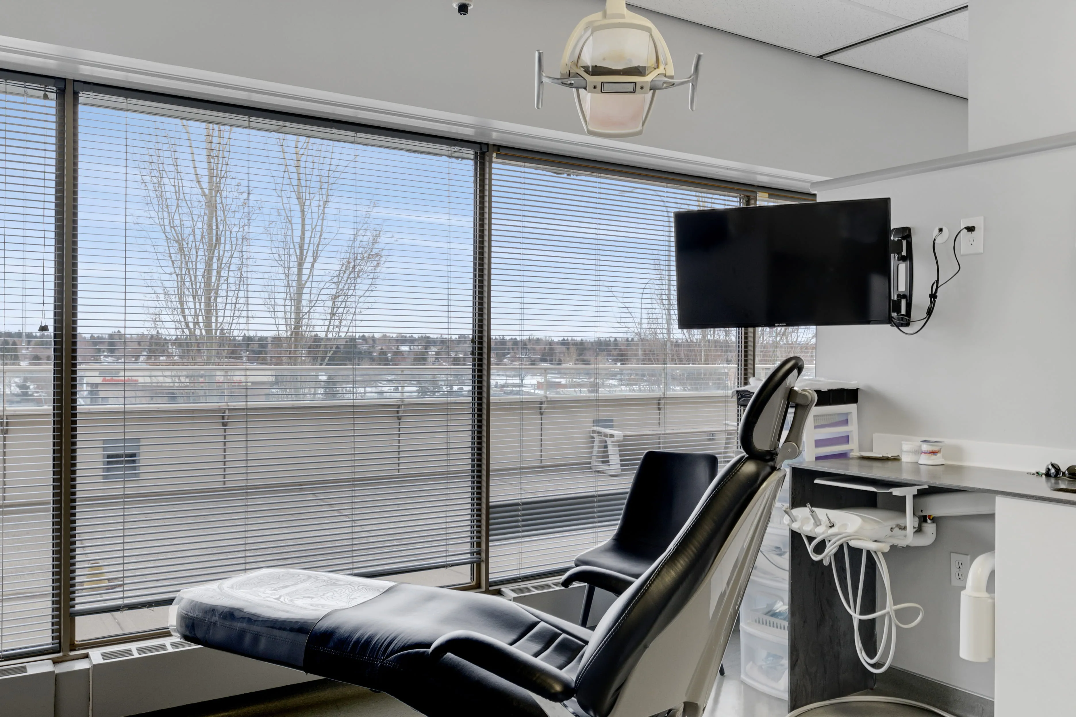 Treatment room at Macleod Trail Dental in Calgary