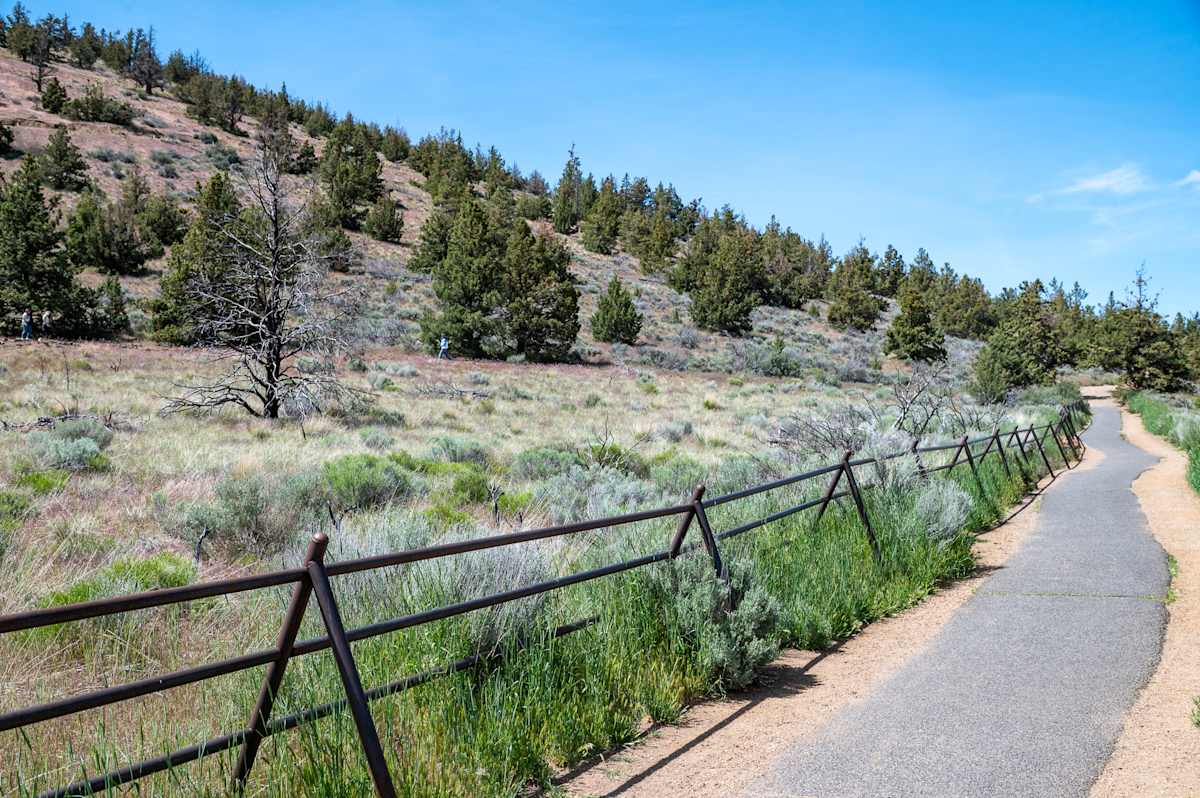 Walking trail near property