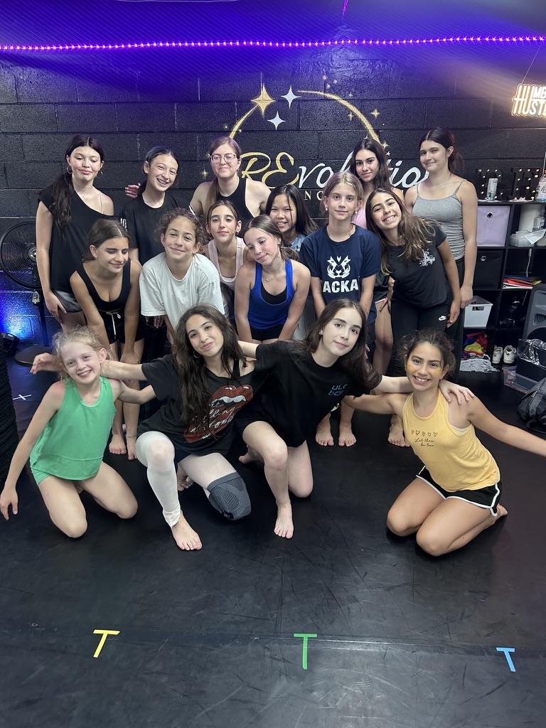 Summer camp dancers at Revolution Dance Academy in Tenafly, NJ