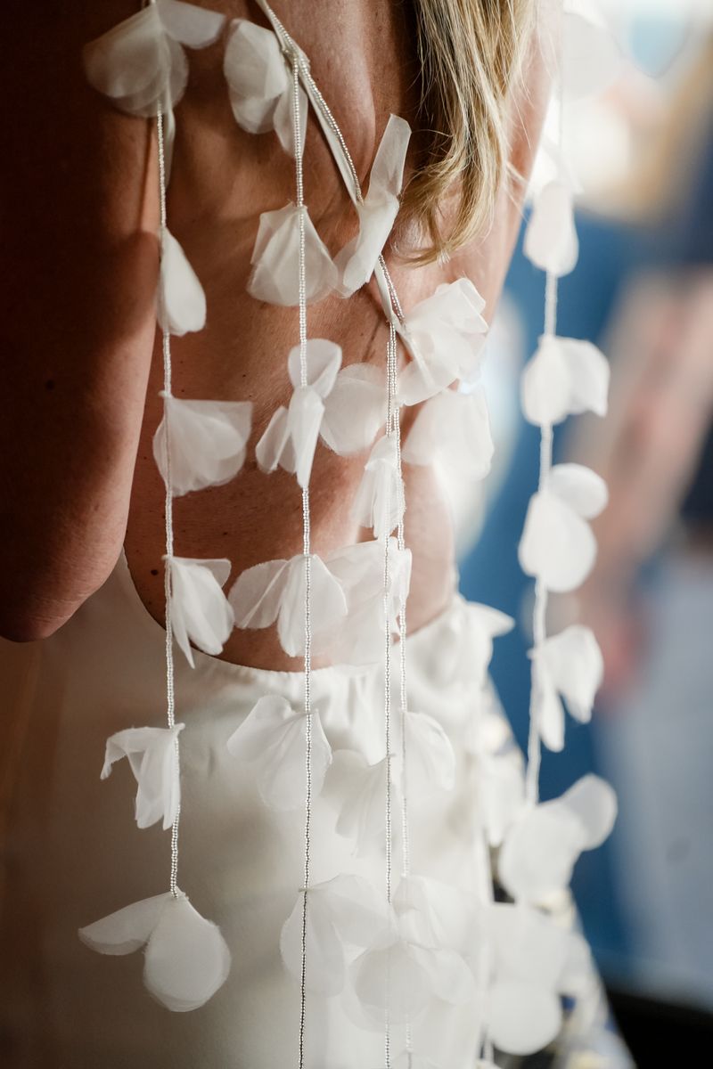 Decorative detail at a wedding celebration