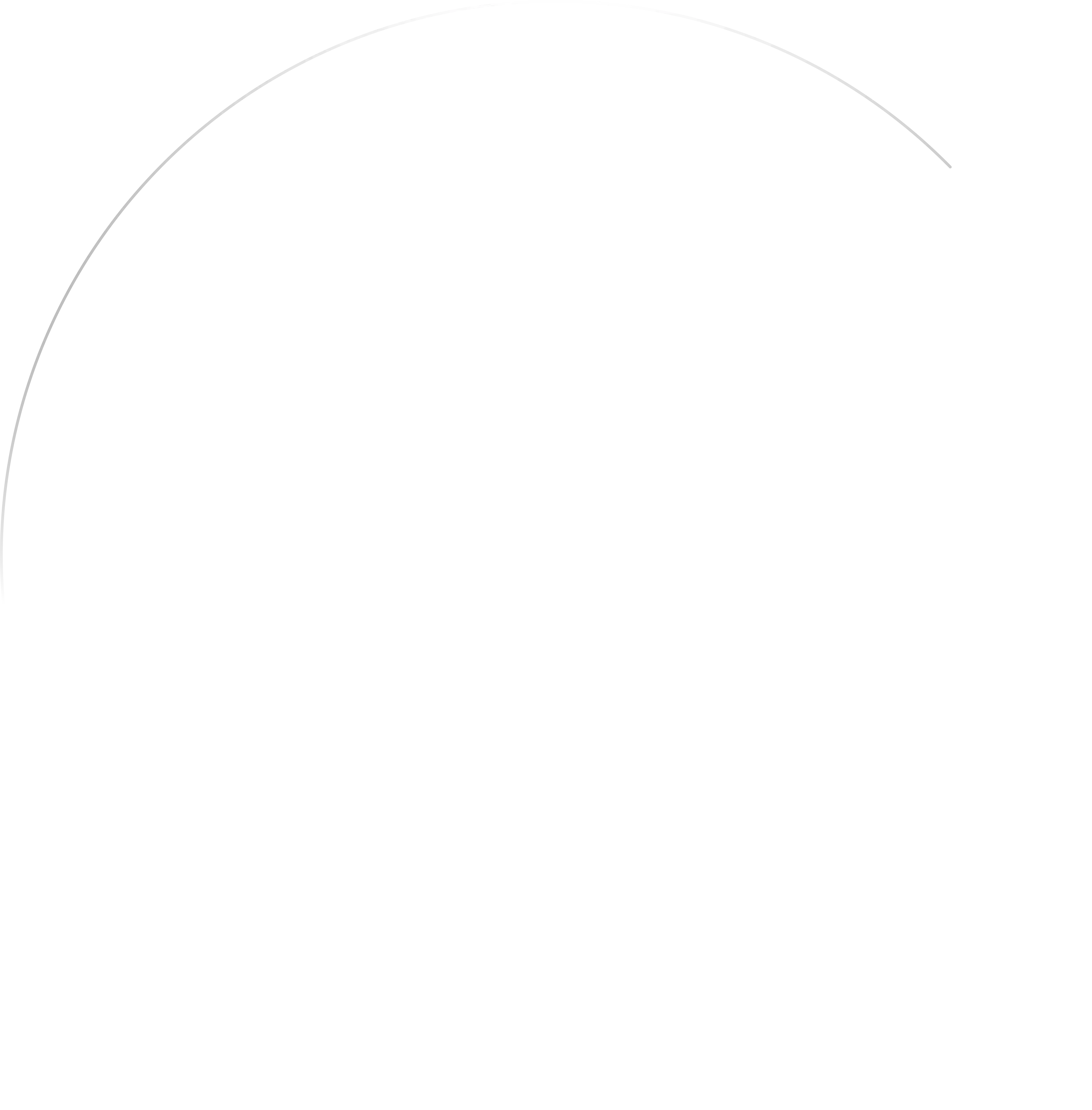 Partial white arc on a black background, forming a curved line from the top-left to top-right corner.