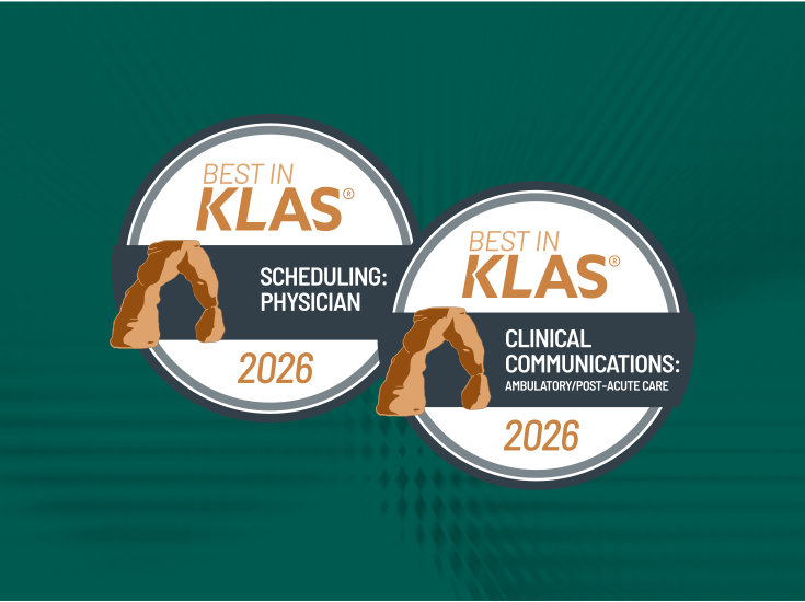 Best in KLAS awards for Scheduling: Physician and Clinical Communications: Ambulatory/Post-Acute Care, year 2026