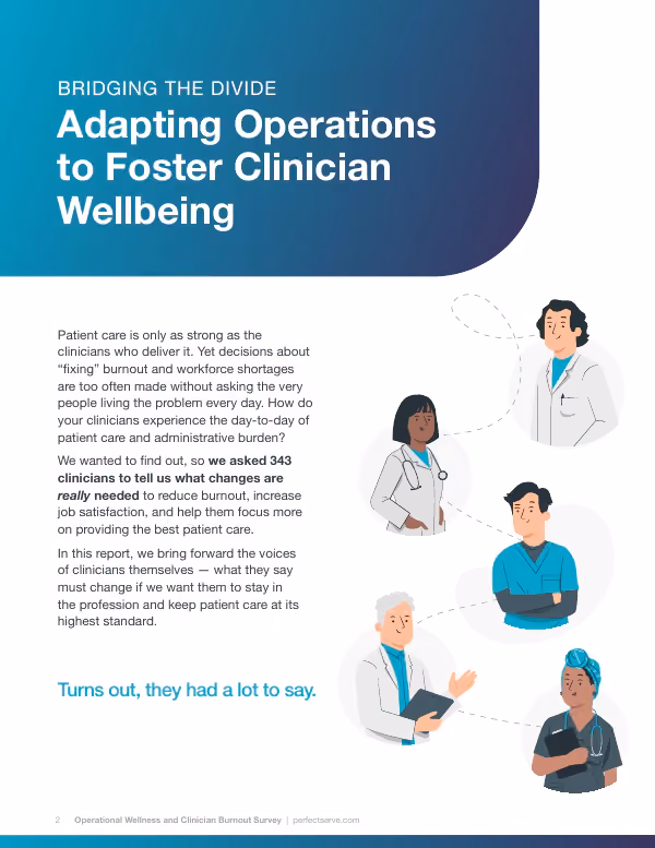 Why Clinician Wellness Starts with Operational Wellness