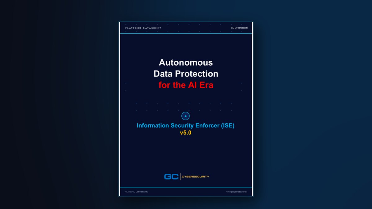 Cover of ISE 5.0 Autonomous Data Protection Platform — Datasheet