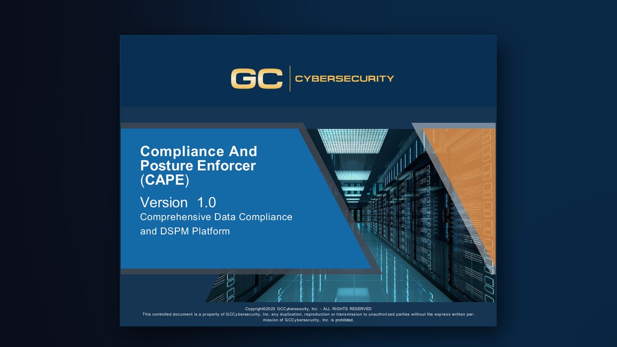 Cover of CAPE — Compliance and Posture Enforcer (DSPM) Datasheet