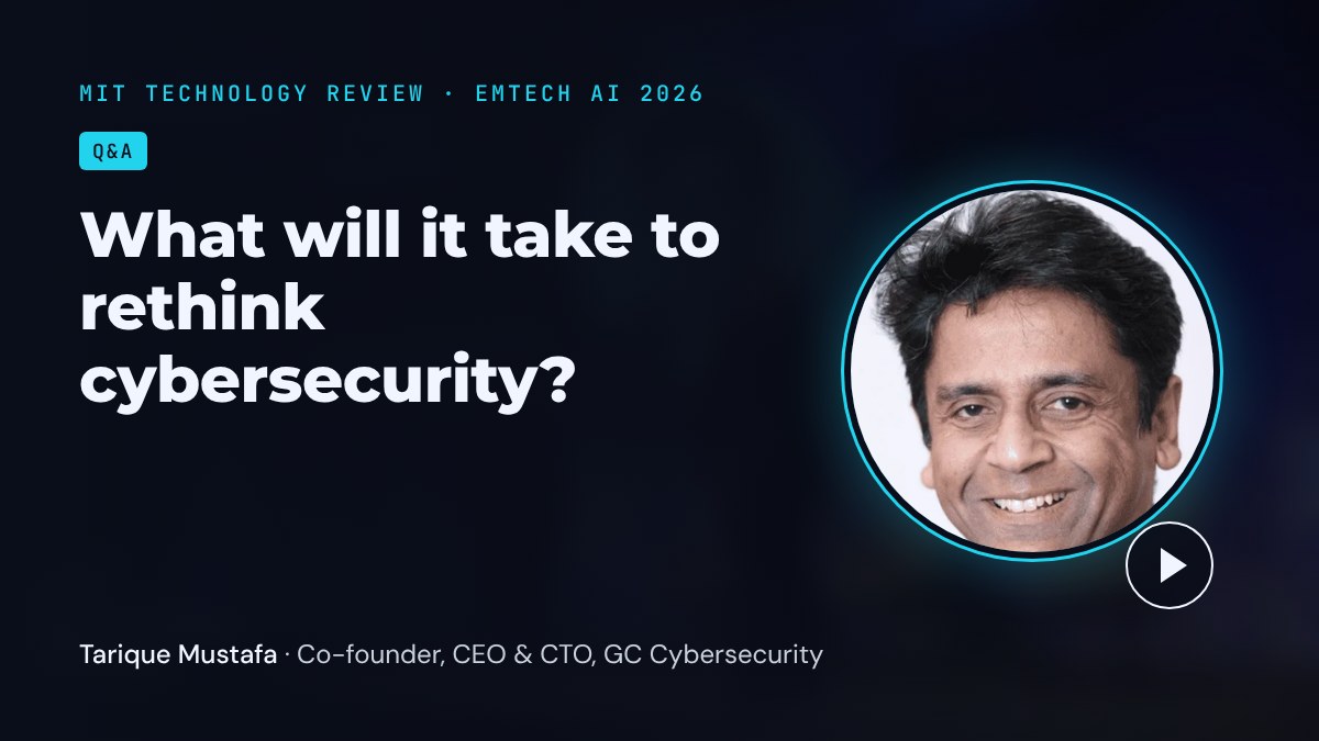 Video: MIT EmTech AI 2026, rethinking cybersecurity