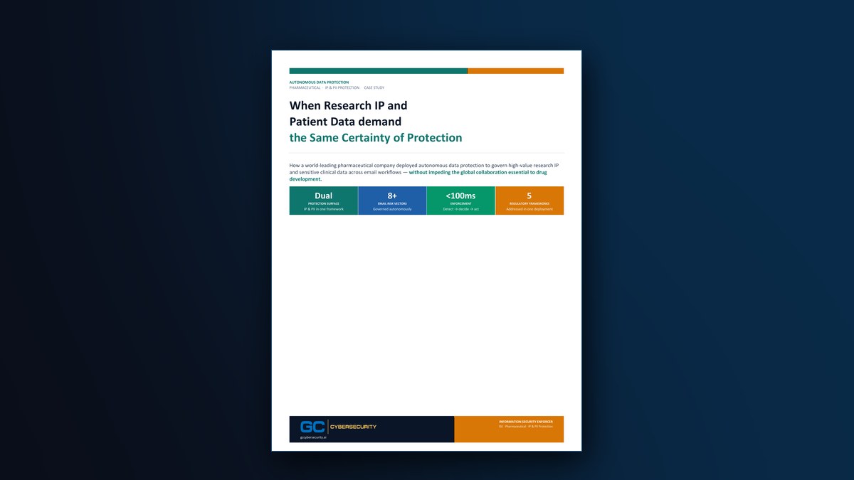 Cover of Pharma: Protecting Research IP and Patient Data in Email