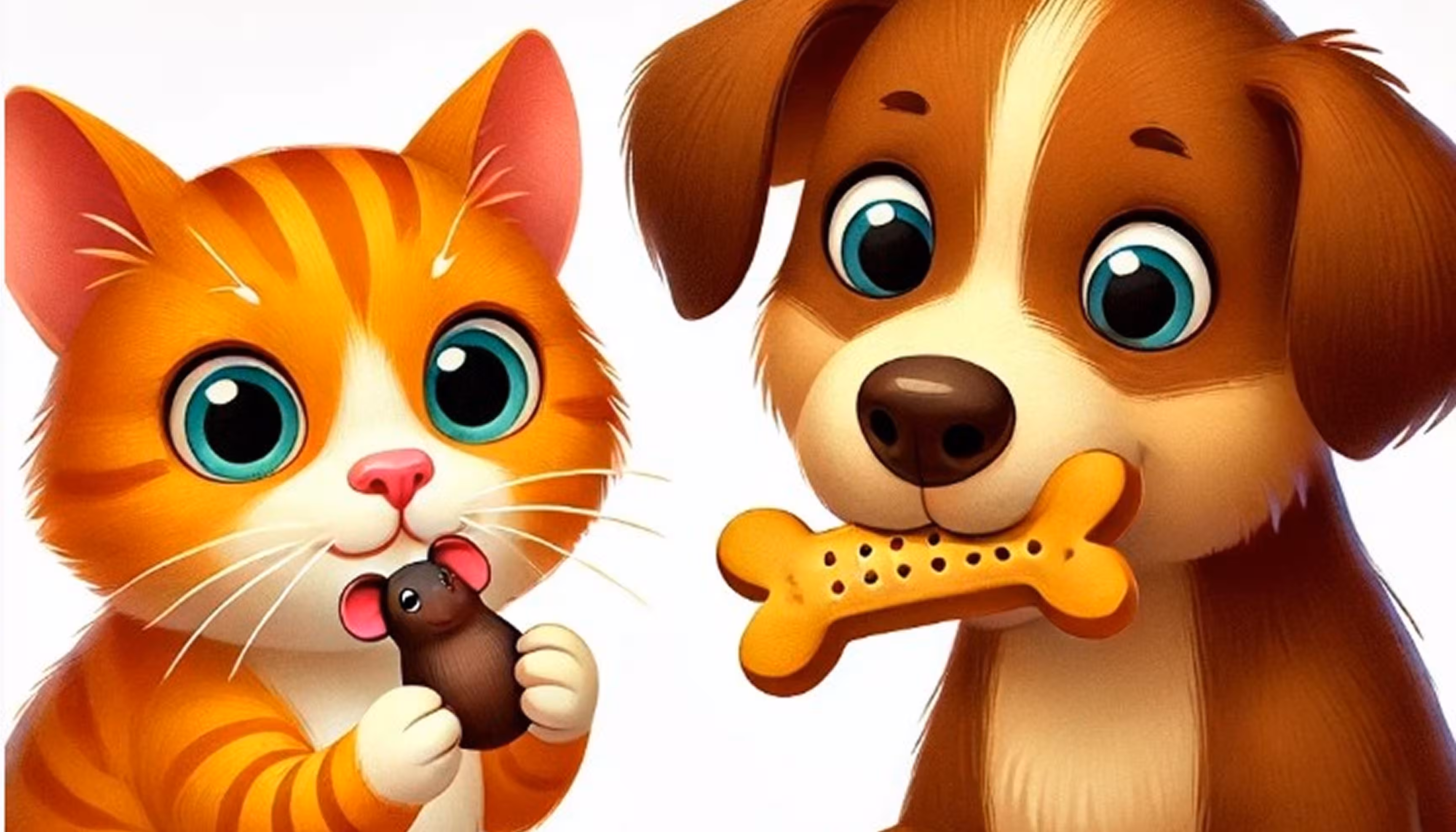 Paul eating a chocolate mouse and Max eating a cookie on Wednesday