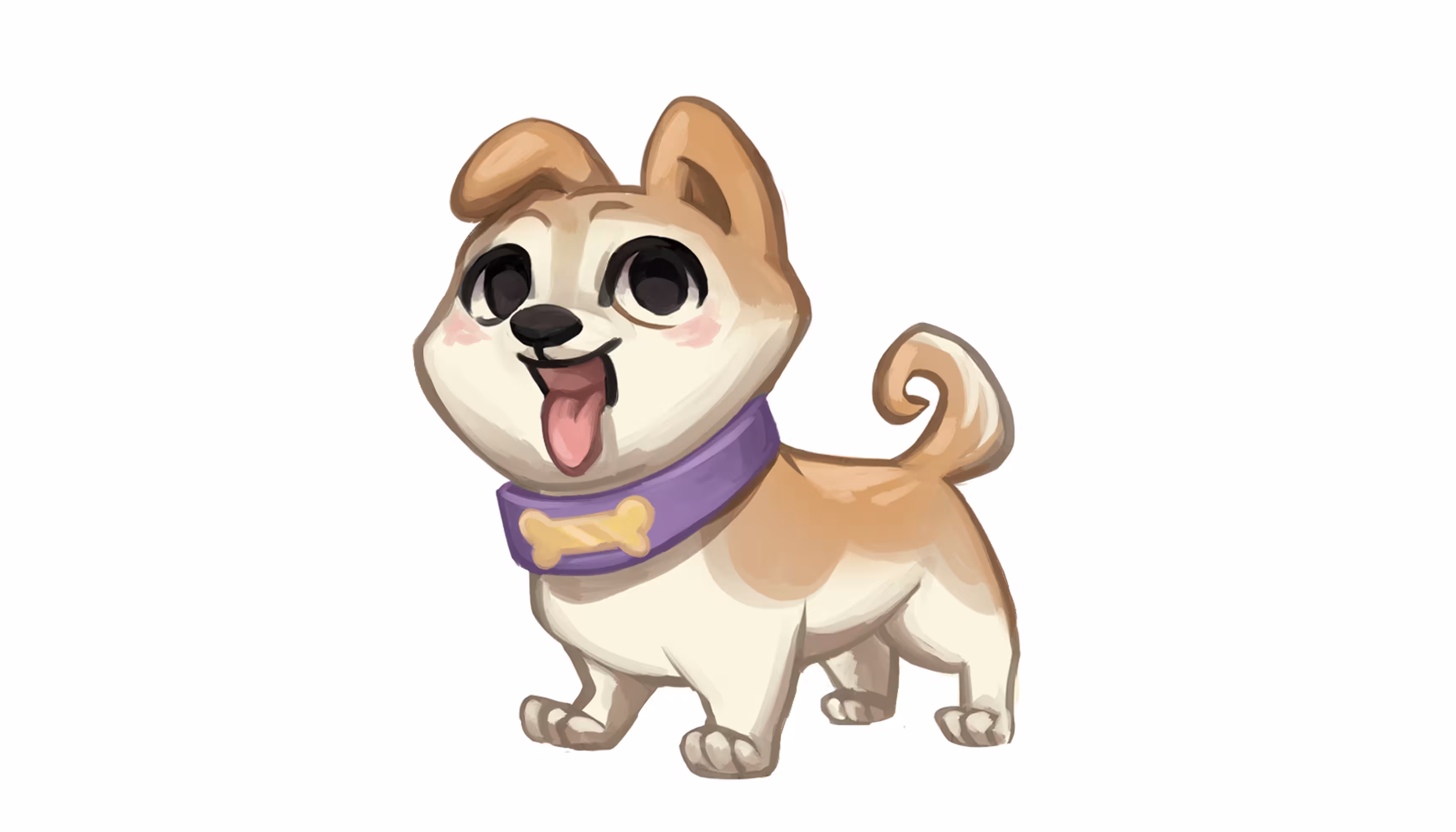 Greg the dog barking his name"